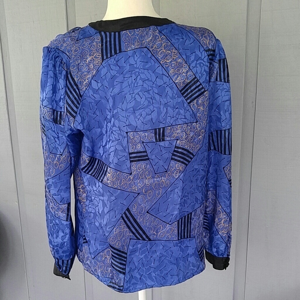 - Laura and Jayne polyester vintage blouse 1… - Picture 3 of 6